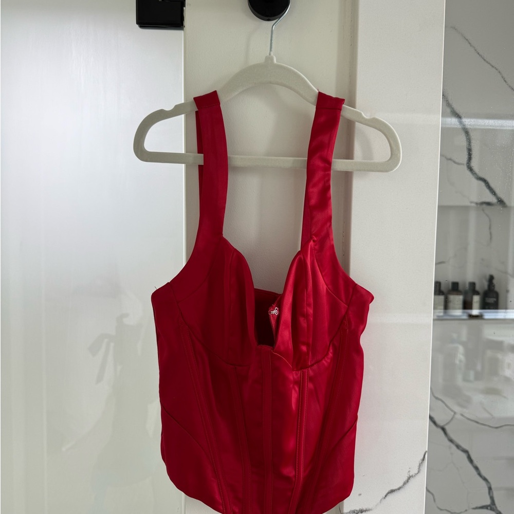 Forever 21 Vibrant Red Top